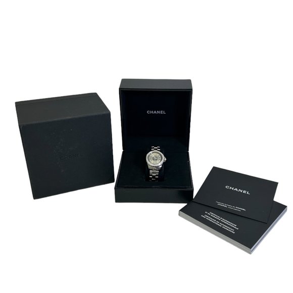 CHANEL J12 Titanium Black Diamond Bezel Watch 38 mm - Picture 2 of 10